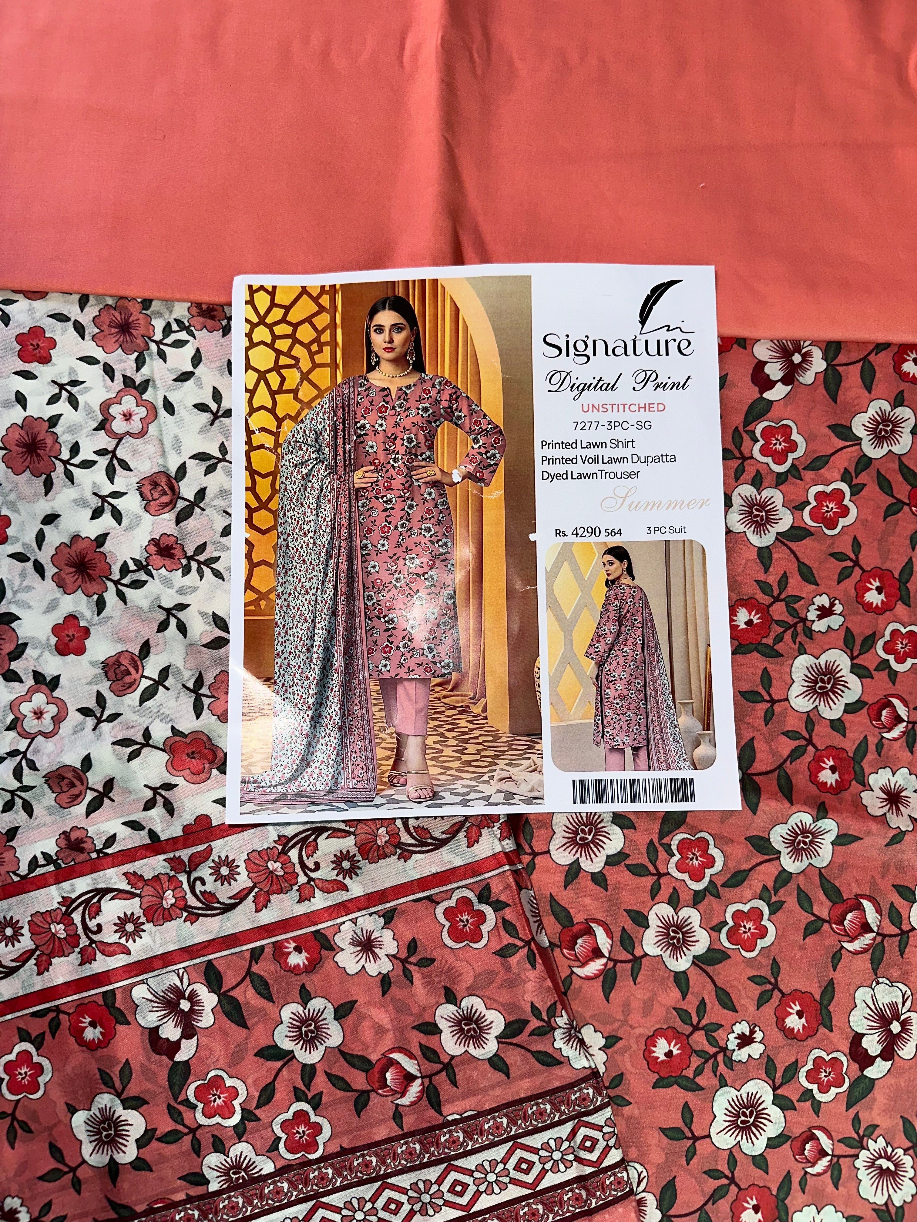 signature digital prints 3 piece suit